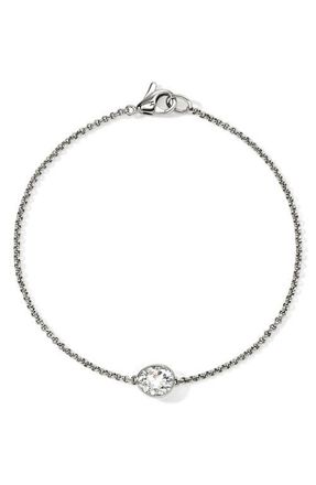 John Hardy JH Lovestruck Bracelet, Sterling Silver, Lab-Grown Diamond,.75TCW at Nordstrom, Size Medium