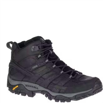 Merrell Mens Moab 2 Prime Mid Hiking Boots In Black