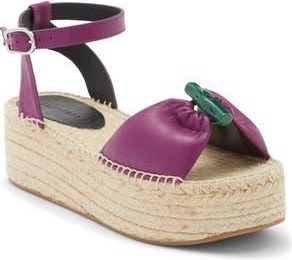 Longchamp Platform Espadrille Sandal in Violet at Nordstrom Rack, Size 10Us / 41Eu