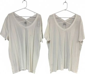 Eddie Bauer Womens Tempo Tee Two-Piece Set - Plus In White