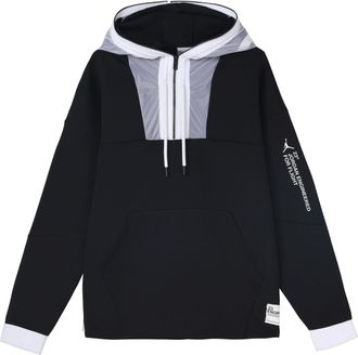 Nike Jordan Air Jordan Engineered 1/2 Zipper Hoodie Black AT9780-010