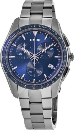 Rado Hyperchrome Chronograph Blue Dial Stainless Steel Mens Watch R32259203