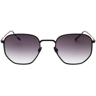 Lacoste Womens Matte Black Sunglasses Metal - One Size