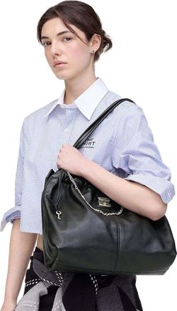 Marc Jacobs Leather Tote Bag - Black