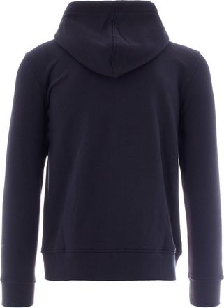 K-Way Mens Hooded Sweatshirt Antony French Terry Blue Depth Cotton Sweatshirts Sweater