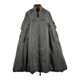 Junya Watanabe Jassen, Dames, Groen, M, Leer, Cappa Lunga