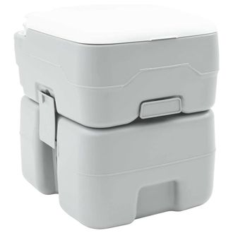 vidaXL Inodoro De Camping Gris 41,5 X 36,5 X 42 Cm Vidaxl