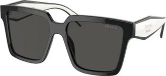 Prada PR 24Zs Zonnebril - unisex - Accessoires - Zwart - Maat: 56 MM Polyamide