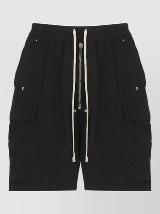 Rick Owens cotton cargo bermuda shorts
