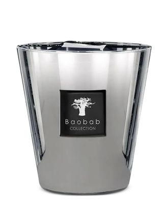 Baobab Candela con logo - Bianco