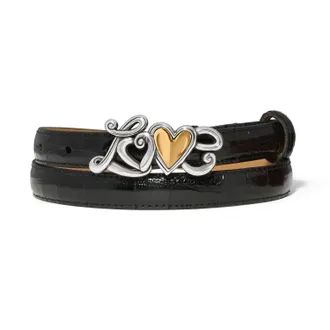 Brighton True Love Belt In Black