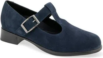 Munro Carmen Leather Pump in Navy Suede at Nordstrom, Size 10.5