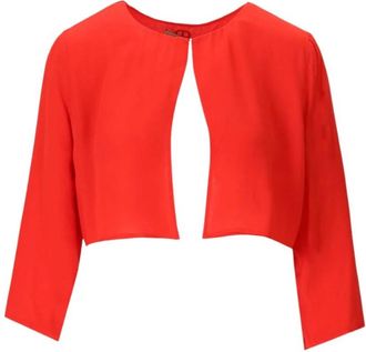Twinset Korte Oranje Zonjas voor Vrouwen - Dames - Zomerjassen - Oranje - M - Jassen