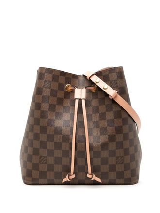 Louis Vuitton 2019 Damier Ebene NeoNoe MM bucket bag - Brown