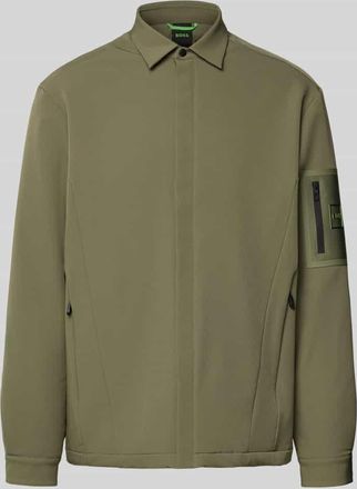 HUGO BOSS Regular Fit Funktionsjacke aus wasserabweisendem Material Modell ST_EXPEDIT PADDED L in Dunkelgruen, Größe XXL