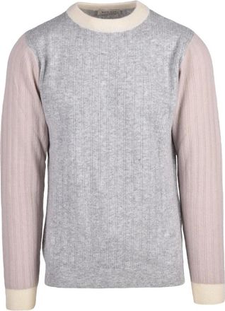 Wool & Co Truien & Vesten, Heren, Grijs, XL, Wol, Maglioncino Girocollo