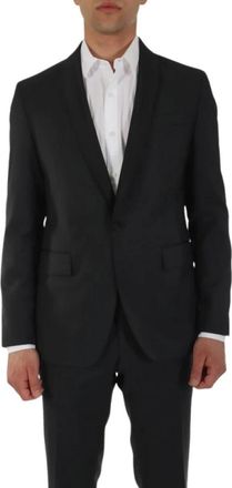Karl Lagerfeld Jassen > Blazers - Heren - Blazers - Zwart - 2XL - Leer - Jassen