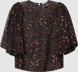 Isabel Marant Top Floma Black Ecru