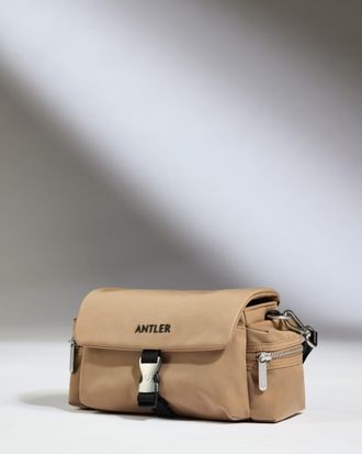 Antler Icon Mini Messenger In Sand