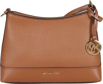 Michael Kors Andie Small - Dames - Schoudertassen - Bruin - ONE Size - Polyester - Tassen