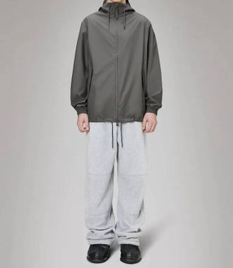 Rains Storm Breaker Jacket In Grey