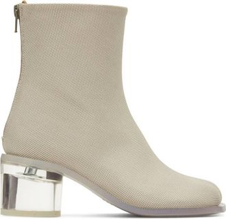 Maison Margiela Anatomic Transparent Heel Boots, Brand Size 35 ( US Size 5 )