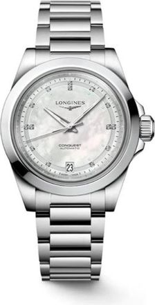 Longines Conquest Automatic 34mm - Dames - Horloges - Grijs - ONE Size - Accessoires