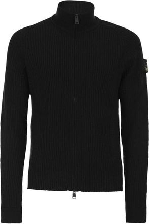 Premiata Wol Cardigan Met Rits - Heren - Vesten - Zwart - L - Wol - Truien & Vesten