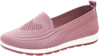 Generic Running for Women Shoes Outdoor Mesh Solid Breathable Runing Sports Shoes Color Women Womens Wide Foot Shoes for Women (Pink, 6.5)