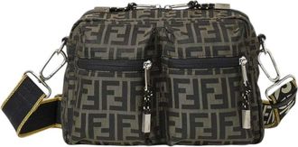 Fendi Brown FF Medium Crossbody Bag
