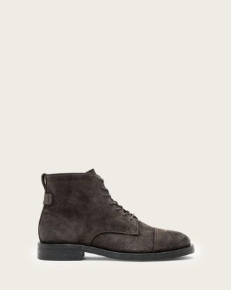 AllSaints Leather Bloom Lace Leather Boots, Size: UK 8/US 9/EU 42