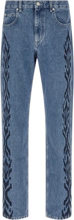 Isabel Marant Lewys Jeans - Heren - Regular Fit Jeans - Blauw - W34 - Katoen - Jeans
