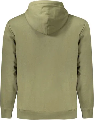 Napapijri Logo-Print Cotton Hoodie - Green