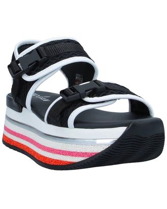Hogan H222 Platform & Mesh Sandal