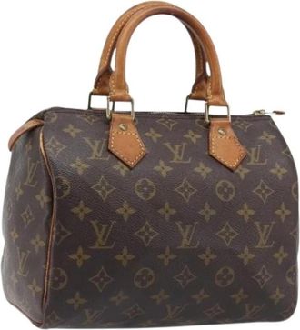 Louis Vuitton Pre-owned Speedy 25 Hand Bag - Dames - Vintage Handtas - Bruin - ONE Size - Leer - Vintage