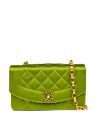 Chanel 1990 Diana schoudertas - Groen