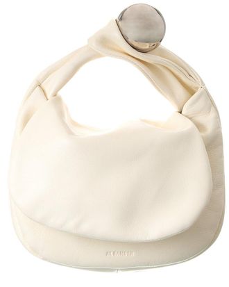 Jil Sander Sphere Leather Clutch