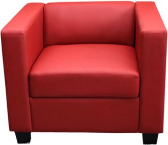 Hhg Hhg - Nunca Usado] Sill&oacute;n Lille, Polipiel, Rojo