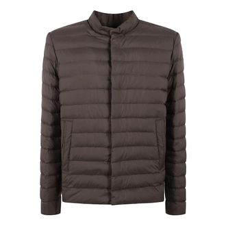 Herno Down Jackets, male, Brown, Size: XL Quilted Winter Jacket