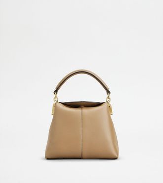 Tod's Tods T Case Tote Messenger Bag in Leather Micro