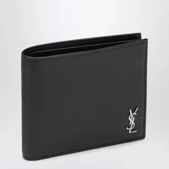 Saint Laurent Black leather bi-fold wallet