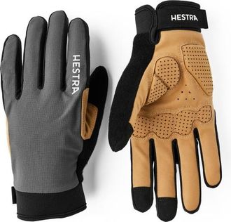 Hestra Bike Guard D3O Long 5 Finger Handschuhe - Unisex | grau