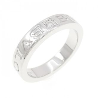 Bulgari White Gold White Gold (18K) Band Ring (Pre-Owned)