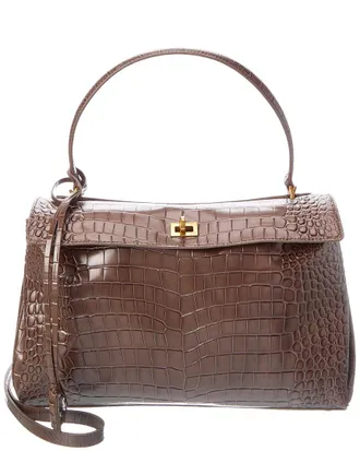Tiffany & Fred Large Smooth Leather Tote