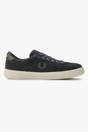 Fred Perry Tennis Schoen Su&egrave;de Heren Ankergrijze Sneakers