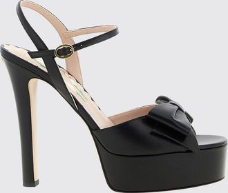 Valentino Garavani Sandali con plateau Bowow in pelle e tacco alto