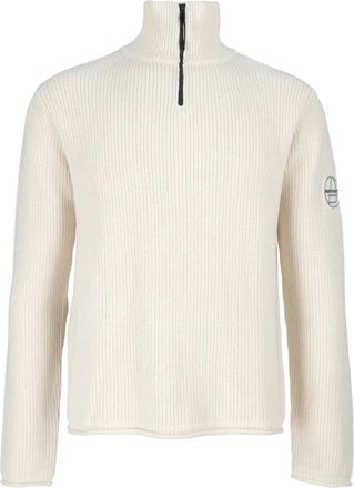 Murphy & Nye Fender Half-Zip Turtleneck - Knitwear - Hombre - Blanco - M