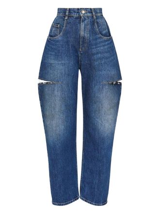 Maison Margiela Jeans Con Tagli-Donna