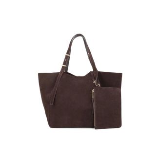 Kazar Grote Su&egrave;de Shopper - Dames - Tassen - Bruin - Maat: ONE Size Su&egrave;de