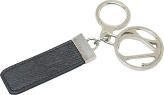 Louis Vuitton Pre-owned Keyring - Dames - Pre-owned - Zwart - Maat: ONE Size Leer